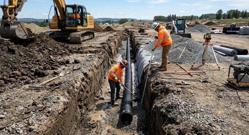 Downspout Trenching in Salt Lake City, UT