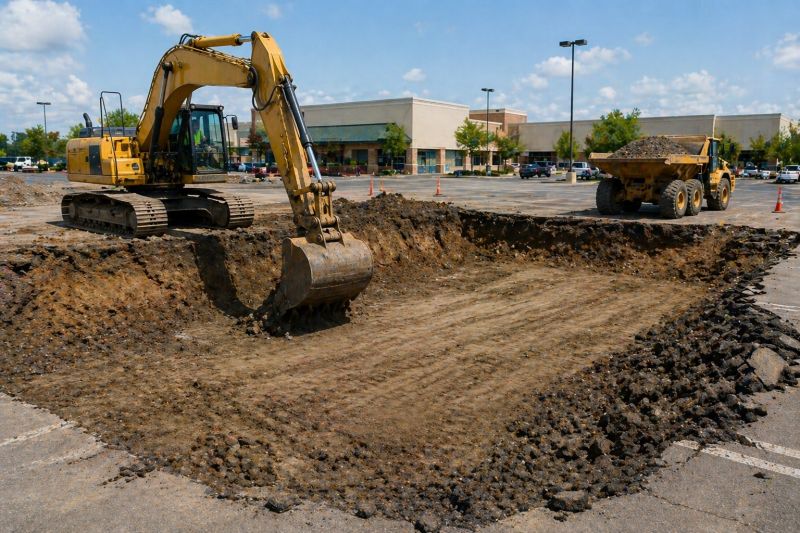Parking Lot Gravel Repair in South Houston, TX